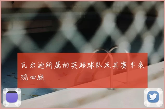 瓦尔迪所属的英超球队及其赛季表现回顾