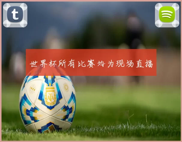 世界杯所有比赛均为现场直播